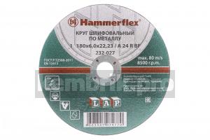 Круг зачистной Hammer 180 x 6.0 x 22 по металлу 10шт