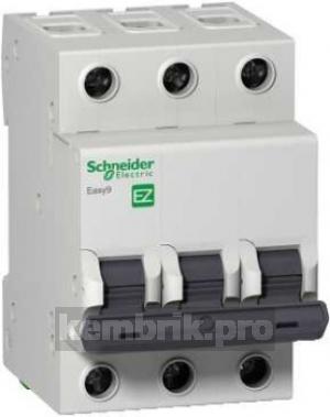 Автомат Schneider electric Easy9 ВА 3П 10А c 4.5кА